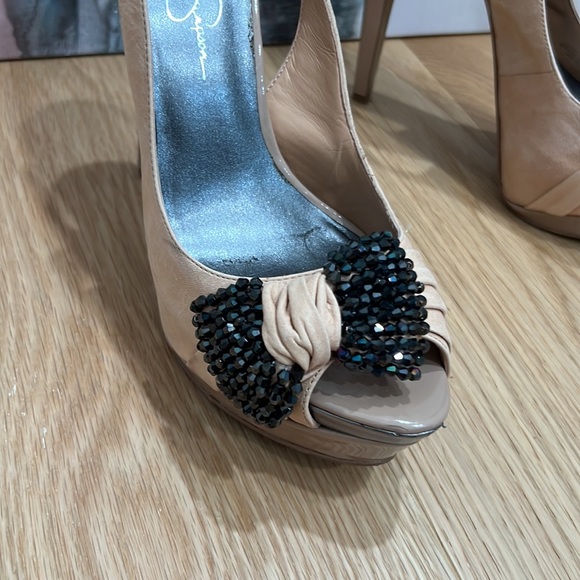 Jessica Simpson rose leather sandals - Picture 2 of 5